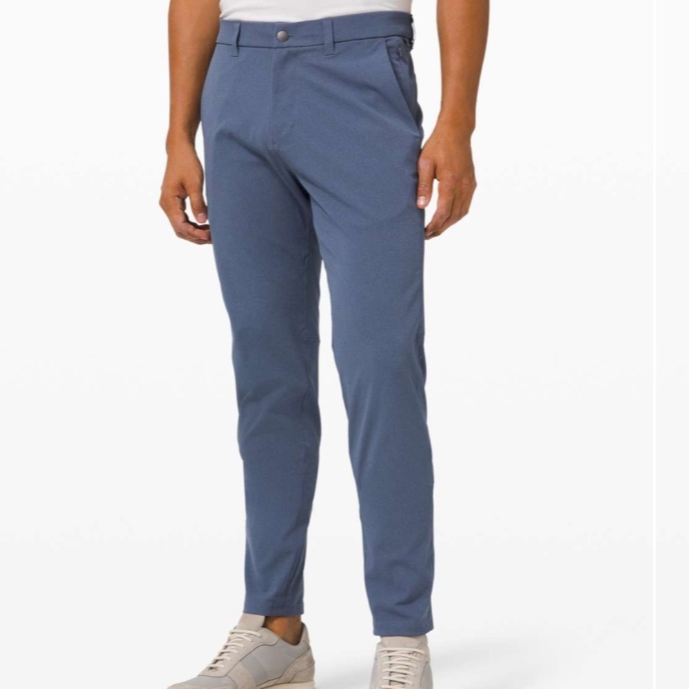 Men’s 38 waist Lululemon Commission Pant Slim *Light Ink Blue color